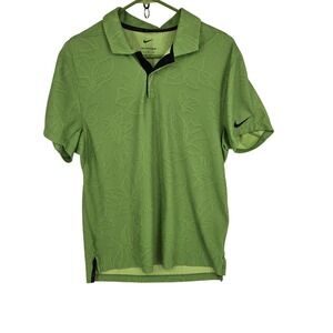 Nike Tiger Woods Polo Shirt Mens Small Dri-FIT ADV Golf Jacquard DH0919-377